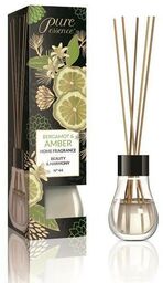 Pure Essence dyfuzor zapachowy z patyczkami - Bergamotka i Ambra