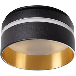 KANLUX Pierścień oprawy punktowej Govik-ST DSO-B/G Czarno-złoty