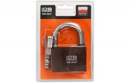 Kłódka LOB znalowa KZ 50 (duży klucz) BLISTER