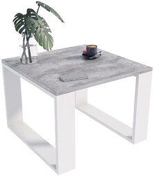 Elior Industrialna ława kawowa do salonu beton + biały H0-W09