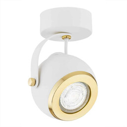 Plafon reflektor KOS PLUS 4901 biel i złoto - Argon