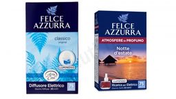 Zestaw Felce Azzurra Classico, Letnia noc - elektryczny odświeżacz powietrza + uzupełnienie