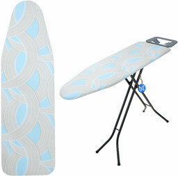 Pokrowiec na deskę do prasowania 110x30cm Uis naciągany podkład szare linie