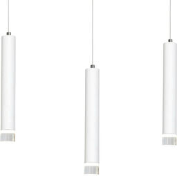 LAMPA wisząca ALBA ML189 Milagro metalowa OPRAWA zwis LED 15W 4000K listwa kaskada tuby sople białe