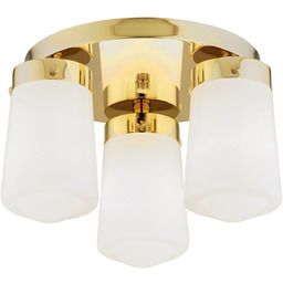 Plafon potrójny PASADENA 6165 designerski złoty - Argon