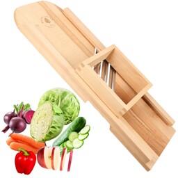 Szatkownica 3-nożowa XL z szufladką olejowana z grawerowanym logiem