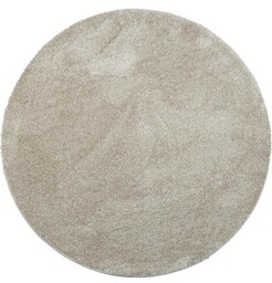 Dywan okrągły shaggy Forest beż