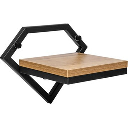 LOFTINSPIRED Kwietnik Doron Craft dąb Czarny