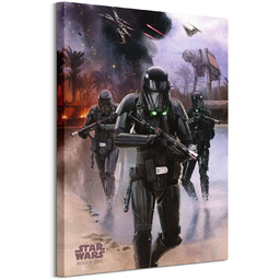Star Wars Rogue One Death Trooper Beach - obraz na płótnie
