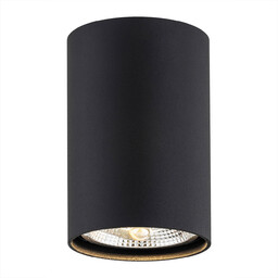 Plafon tuba czarna TUBO 4909 BZ - Argon