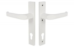 Klamka drzwiowa FAM 13846 90/204/32 biała prawa (3 śruby)