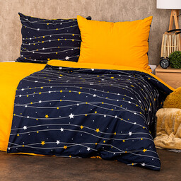 4Home Pościel bawełniana Night sky, 140 x 200 cm, 70 x 90 cm, 140 x 200 cm, 70 x 90 cm