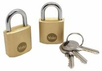 Zestaw dwie kłódki do szafki na siłowni Yale Y110B/25/113/2