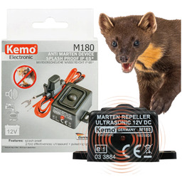 KEMO M180 odstraszacz samochodowy WODOODPORNY 12V