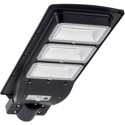 Naświetlacz Solarny LED STREET-9 z czujnikiem PIR, czarny POLUX