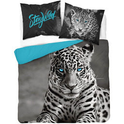 Pościel bawełniana z nadrukiem pantery SJE-036
