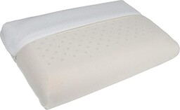 SETEX NAKI 604012 ULTRA poduszka podpierająca kark, 60 x 40 x 12 cm, pianka z pamięcią kształtu, bielona, Ultra