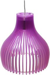 Candellux BUREN 31-50314 lampa wisząca fioletowy klosz z akrylu 1X60W E27 26 cm