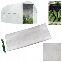 Folia Zamienna Na Tunel Ogrodowy Foliowy PTF03W-3X2-WHITE Biała Wytrzymała