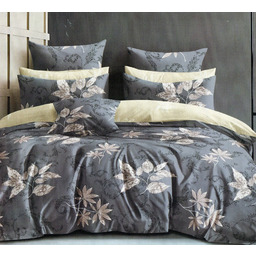 Pościel 140x200 Dwustronna Bawełna Satynowa Collection World Liście