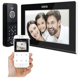 EURA Wideodomofon VDP-97C5 Czarny Wi-Fi