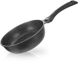 Patelnia granitowa głęboka wysoka GRANDE 24 cm