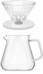 Zestaw Timemore Crystal Eye Brewer Set 02 White