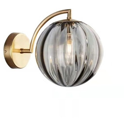 Grenada Grey - kinkiet mosiądz szare szkło