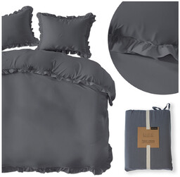 Pościel 220 x 200 3cz Bawełna Pure Z Falbaną 09