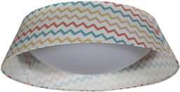 Candellux RIVER 14-62963 plafon lampa sufitowa abażur multikolor 16W LED 6500 K akrylowy klosz 45cm