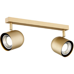 Plafon reflektory na listwie ISOLA 7150 złoty - Argon