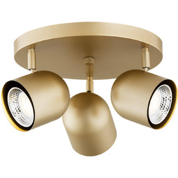 Plafon reflektory na kole ISOLA 6249 złoty - Argon