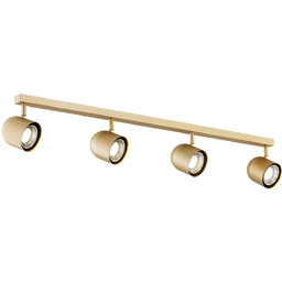 Plafon reflektory na listwie ISOLA 1810 złoty - Argon