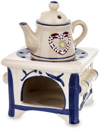 Kominek zapachowy ceramiczny do olejków aromaterapii wosków tealiht 17,5x13x13 159162