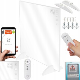 Grzejnik Na Podczerwień Promiennik 360W Pilot Sterowanie WiFi Linbox Łazien