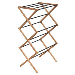 Suszarka drewniana Aurora 73 x 37 x 97 cm czarno-brązowy