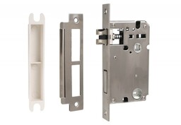 Zamek wpuszczany 72/50 do klamek elektronicznych, stal nierdzewna