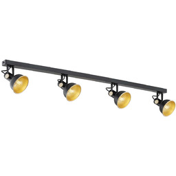 Plafon reflektory na listwie LENORA 1799 czarny - Argon