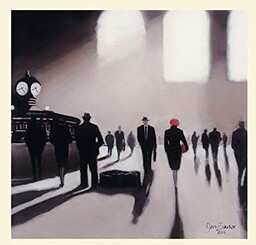 The Art Group Jon Barker (Grand Central Station Rendezvous-New York) - Obrazy na Ścianę, Zamontowany Nadruk 40 x 40 cm, Papier, Wielobarwny, 40 x 40 x 1,3 cm