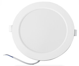 Panel LED plafon podtynkowy wpuszczany biały sufitowy okrągły 14cm 12W