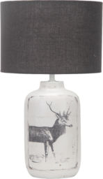 Candellux WALIA 2 41-39194 lampa stołowa abażur czarny 1X60W E27 masa ceramiczna 24cm