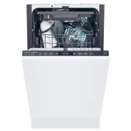 Candy CI1C7SB1FA1 Silnik inwerterowy Program szybki Szuflada na sztućce Zmywarka do zabudowy
