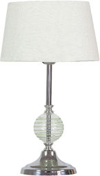 Candellux FERO 41-34618 lampa stołowa seledynowa ozdobna kula 1X60W E27 20 cm