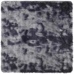 Elior Ciemnoszary dywan z długim włosiem 200x200 P9-F85