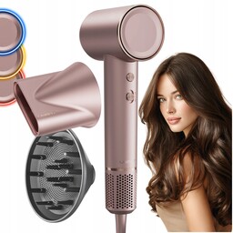 Suszarka Do Włosów Z Jonizacją Dyfuzorem Koncentrator Zimny Nawiew 1500W