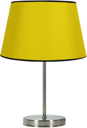 Candellux PABLO 41-34090 lampa stołowa abażur żółty 1X60W E27 25 cm