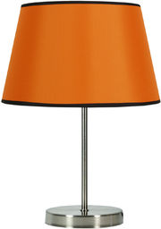 Candellux PABLO 41-34106 lampa stołowa abażur pomarańczowa 1X60W E27 25 cm