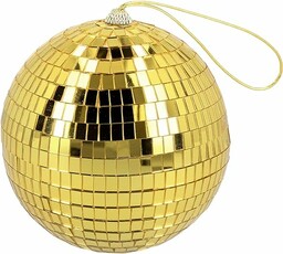 Boland - Błyszcząca kula dyskotekowa, średnica ok. 15 cm, Disco Fever, dekoracja wisząca, dekoracja na imprezę lub sylwestra