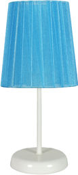 Candellux RIFASA 41-30603 lampa stołowa abażur niebieska 1X40W E14 14 cm