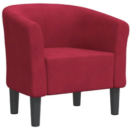 Elior Czerwony fotel klubowy do salonu C6-W56